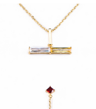 Load image into Gallery viewer, GHO GEWEL Rainbow Series Multi-Wearing Necklace