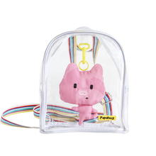 Load image into Gallery viewer, PAPAHUG Dazzle Silver Jelly Backpack