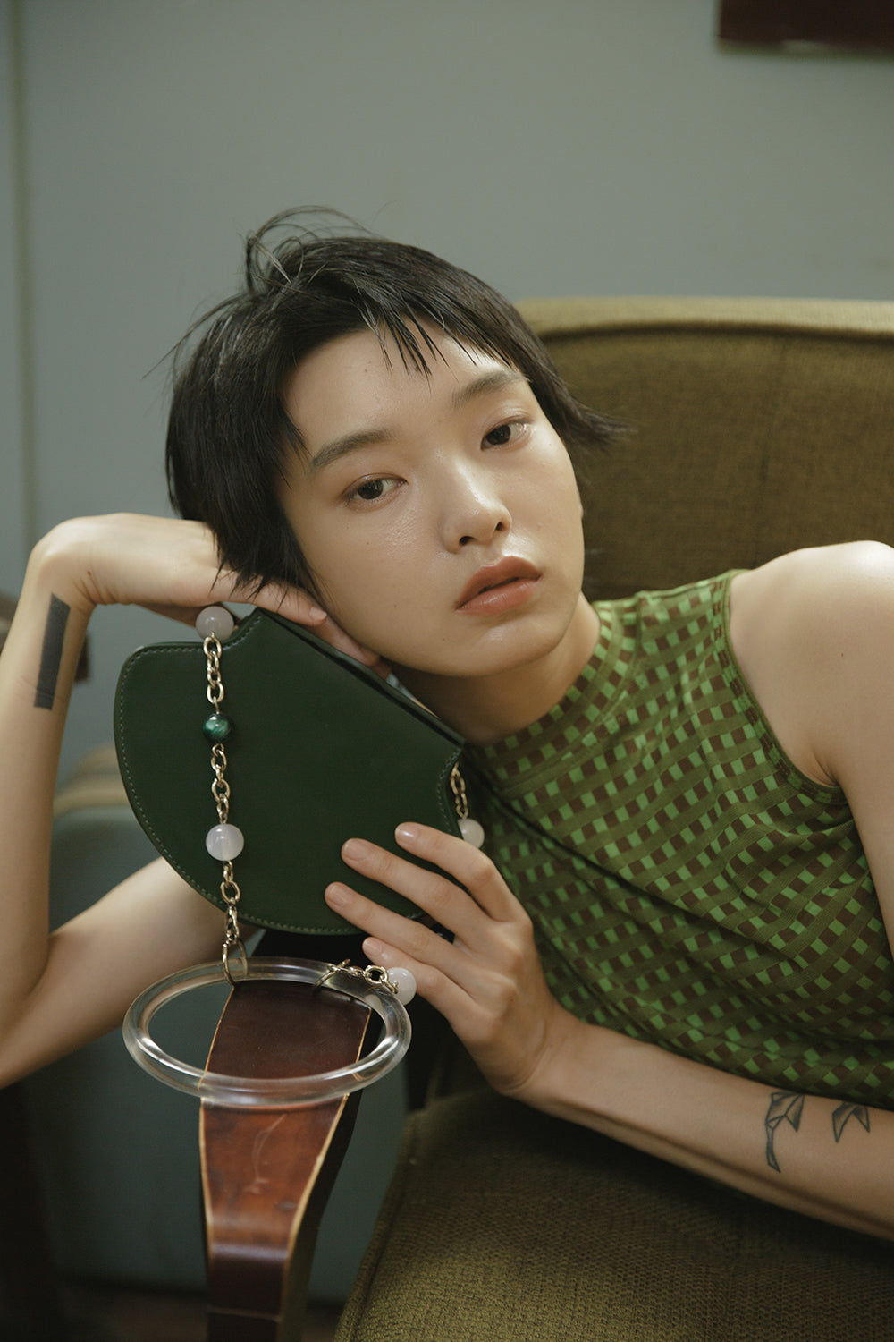 KITAYAMA Saigon Lover Series Shell Bag