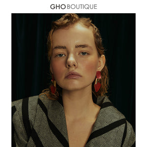 GHO Large Irregular Kinked Earrings