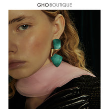 Load image into Gallery viewer, GHO Large Irregular Kinked Earrings
