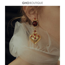 Load image into Gallery viewer, GHO Vintage Palace Re Treasure Inlaid Ear Clips
