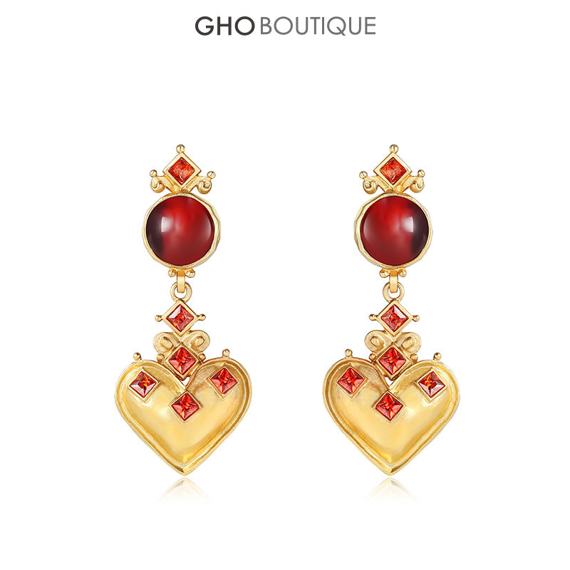 GHO Vintage Palace Re Treasure Inlaid Ear Clips