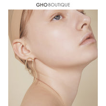 Load image into Gallery viewer, GHO Line Art Asymmetric Earrings
