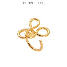 Load image into Gallery viewer, GHO Line Art Multi-Layer Winding Coil Open Ring
