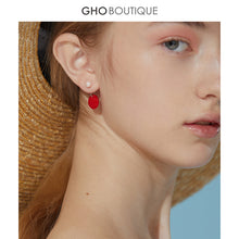Load image into Gallery viewer, GHO About July Shell Shrimp Pink Pearl Earrings 4 Colors Available
