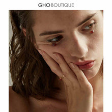 Load image into Gallery viewer, GHO Cinnabar Nevus Cross Ring
