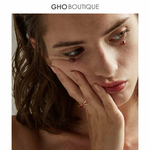 GHO Cinnabar Nevus Cross Ring