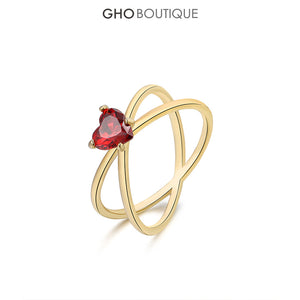 GHO Cinnabar Nevus Cross Ring