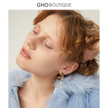 Load image into Gallery viewer, GHO Irregular Acrylic Single Metal Earring

