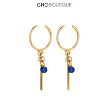 Load image into Gallery viewer, GHO Small Colored Stone Ear Clip
