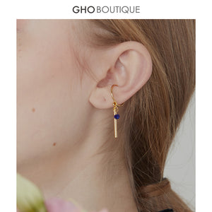GHO Small Colored Stone Ear Clip