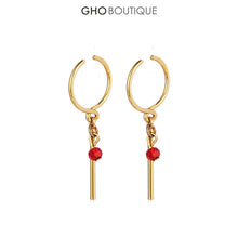 Load image into Gallery viewer, GHO Small Colored Stone Ear Clip
