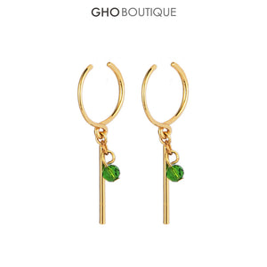 GHO Small Colored Stone Ear Clip