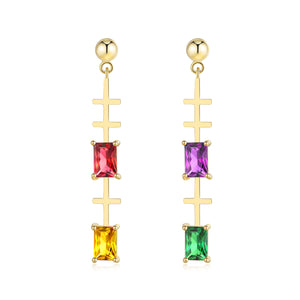 GHO Happy Word Earrings Paired double happiness