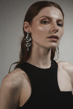 Load image into Gallery viewer, GHO Tin Foil Snake Earrings
