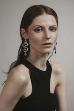 Load image into Gallery viewer, GHO Tin Foil Snake Earrings
