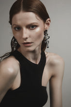 Load image into Gallery viewer, GHO Tin Foil Snake Earrings
