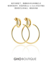Load image into Gallery viewer, GHO Power Circle Earrings
