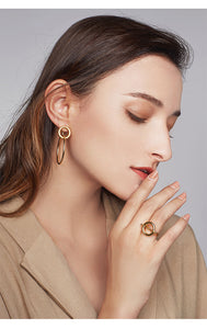 GHO Power Circle Earrings