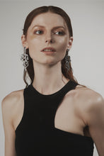 Load image into Gallery viewer, GHO  Tin Foil Series Coral Earrings
