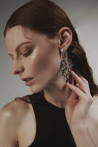 GHO  Tin Foil Series Coral Earrings