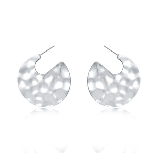 GHO  Tin Foil Series Disc Earrings