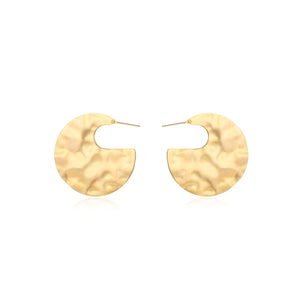 GHO  Tin Foil Series Disc Earrings