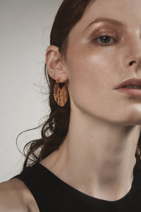 GHO  Tin Foil Series Disc Earrings
