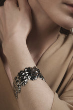 Load image into Gallery viewer, GHO Folded Tin Foil Stretch Cuff Bracelet
