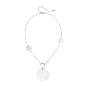 GHO  Folded Tin Foil Monolithic Necklace