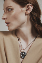 Load image into Gallery viewer, GHO  Folded Tin Foil Monolithic Necklace
