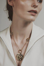Load image into Gallery viewer, GHO  Folded Tin Foil Monolithic Necklace
