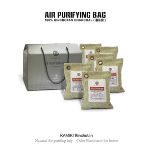KAMIKI Binchotan Charcoal Bag Air Purification Home Gift Box
