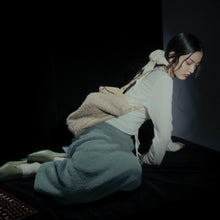 Load image into Gallery viewer, KITAYAMA Alien Story Knotted Suede Bag
