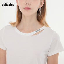 Load image into Gallery viewer, Delicates Torn Neckline Tee

