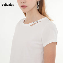 Load image into Gallery viewer, Delicates Torn Neckline Tee
