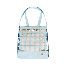 Load image into Gallery viewer, HowBottle Picnic Bag Grid Contrast Tote Bag
