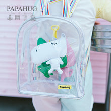 Load image into Gallery viewer, PAPAHUG Dazzle Silver Jelly Backpack
