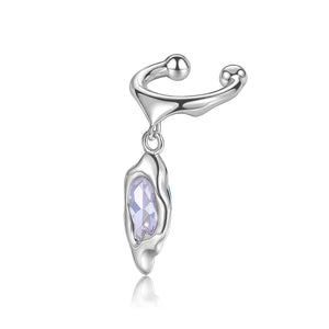 triple tipsy Liquor Hard Candy Zircon Small Ear Clips