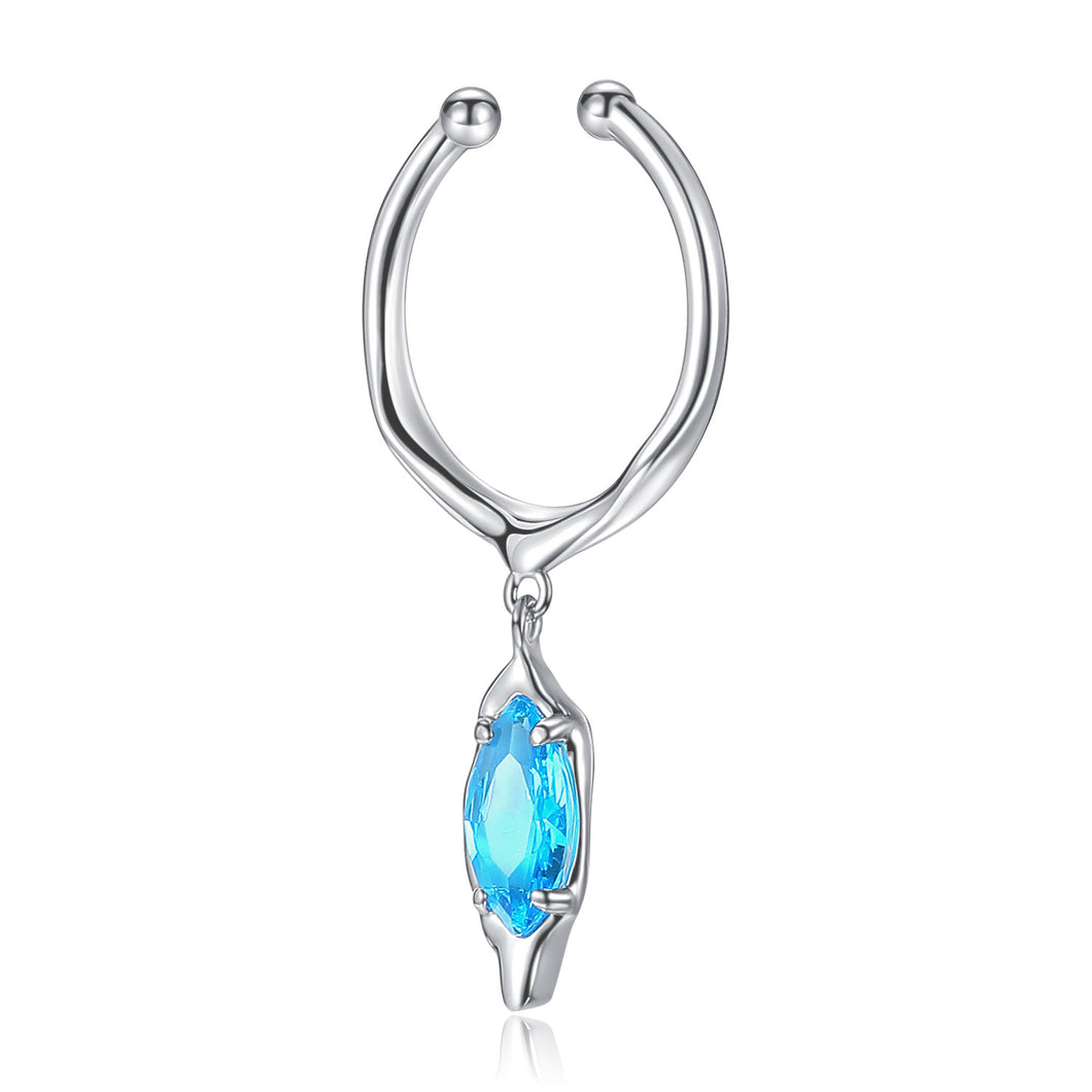 riple tipsy Liquor Hard Candy Zircon Ear Hook/Ring Dual Purpose