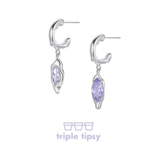 Load image into Gallery viewer, triple tipsy Liquor Hard Candy Zircon Small Earrings
