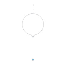 Load image into Gallery viewer, triple tipsy Wine Heart Hard Candy Zircon Y-shaped Necklace
