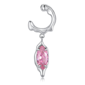 triple tipsy Wine Heart Hard Candy Zircon Brooch/Anti-glare Brooch
