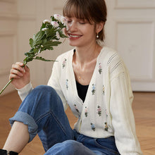 Load image into Gallery viewer, SimpleRetro French Handmade Cardigan
