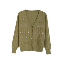 Load image into Gallery viewer, SimpleRetro French Handmade Cardigan
