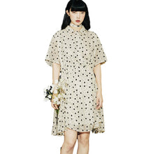 Load image into Gallery viewer, FUSSED Niche Original Design Daisy Flocking Lace Hollow Floral Summer Dress
